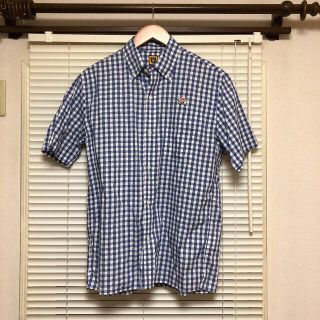 アベイシングエイプ(A BATHING APE)のHUMAN MADE gingham check b.d s/s shirt(シャツ)