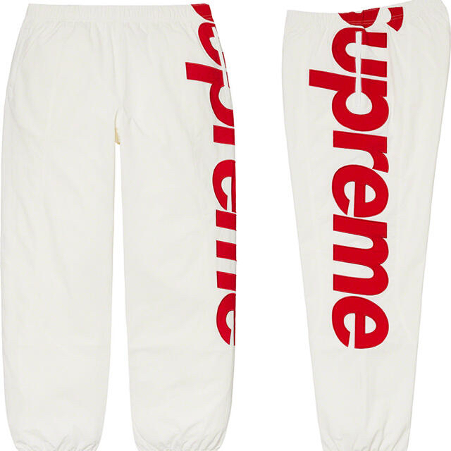 Supreme(シュプリーム)の大幅値下げ！XL 新品 21SS Supreme Spellout パンツ 白 メンズのパンツ(その他)の商品写真