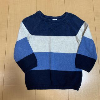 エイチアンドエム(H&M)のH&M☆ベビーボーダーニット　セーター(ニット/セーター)