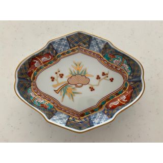 有田焼 金襴手松竹梅盛り皿(食器)