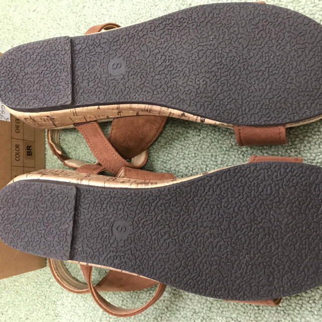 Le son 低反発クッションウェッジソールサンダル レディースの靴/シューズ(サンダル)の商品写真