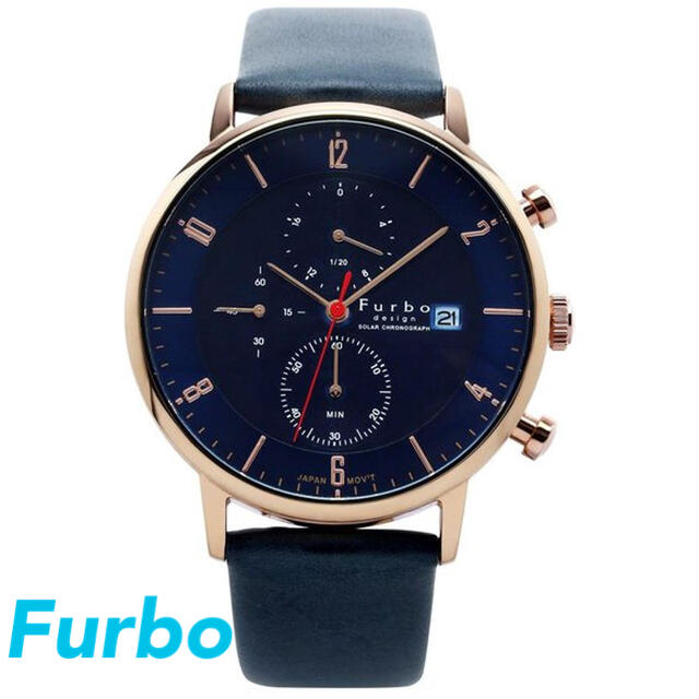Furbo(フルボ)のNO9様専用美品フルボ Furbo メンズ腕時計  ソーラー充電式  メンズの時計(腕時計(アナログ))の商品写真