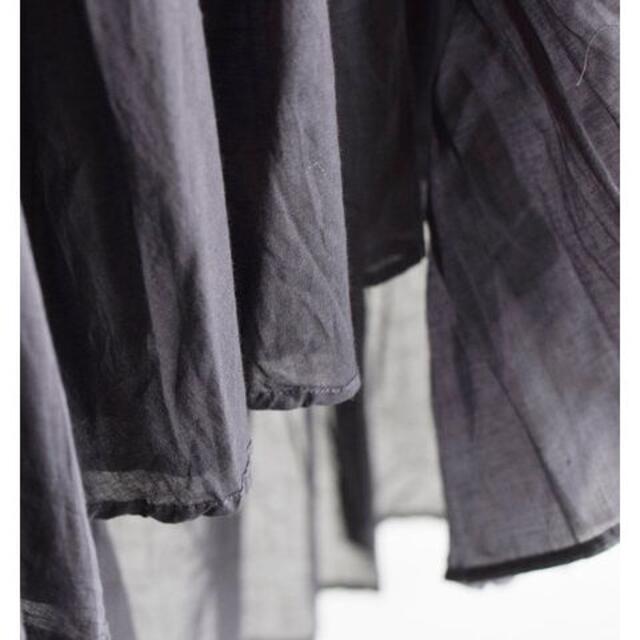 【新品】ne Quittez pas ヌキテパ コットンボイル ロングスカート レディースのスカート(ロングスカート)の商品写真