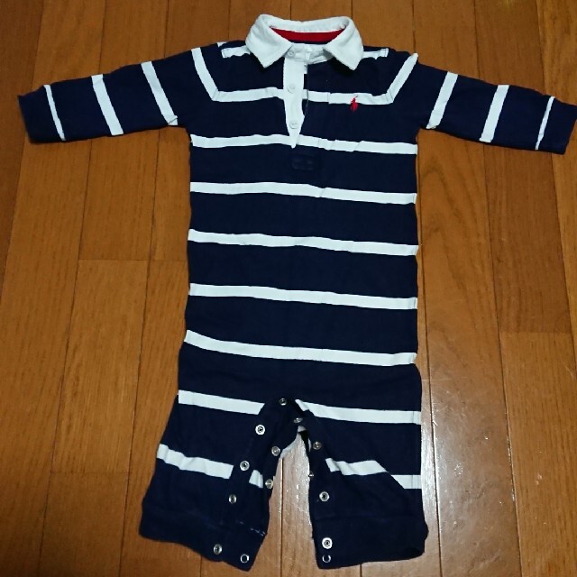 Ralph Lauren(ラルフローレン)のラルフローレン 長袖ロンパース 9M 75センチ キッズ/ベビー/マタニティのベビー服(~85cm)(ロンパース)の商品写真