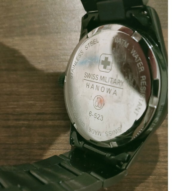 SWISS MILITARY(スイスミリタリー)のスイスミリタリー　hanowa 6-523　中古品 メンズの時計(腕時計(アナログ))の商品写真
