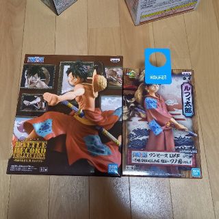 シュウエイシャ(集英社)のONE PIECEルフィフィギア二つセットルフィ太郎(フィギュア)