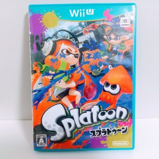 ウィーユー(Wii U)のSplatoon（スプラトゥーン） Wii U  中古(美品)(家庭用ゲームソフト)