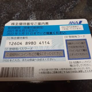 ANA株主優待券１枚(その他)