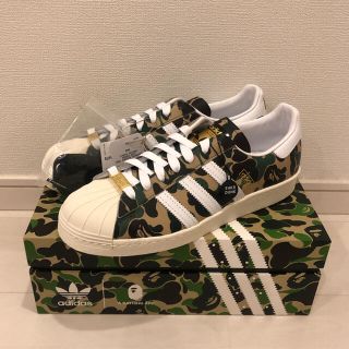 BAPE × ADIDAS SUPERSTAR 80'S GREEN CAMO