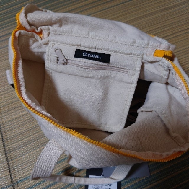 CUNE 3WAYキャンバススクエアバッグ新品タグ付き