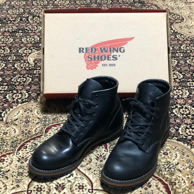 生産終了品 美品 REDWING ベックマン 9014 US8 26cm 黒レッドウィング