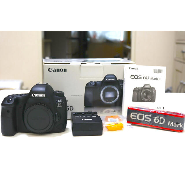 ブランド品専門の Canon - Canon EOS 6D markⅡ ボディ デジタル一眼