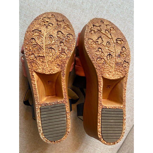 サンダル　ピンク　紺色　S レディースの靴/シューズ(サンダル)の商品写真
