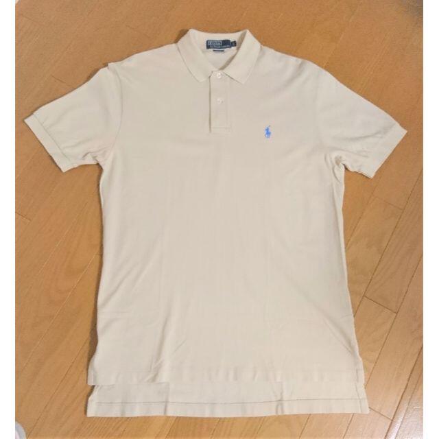 POLO RALPH LAUREN(ポロラルフローレン)のラルフポロシャツ　メンズL　ベージュ メンズのトップス(ポロシャツ)の商品写真