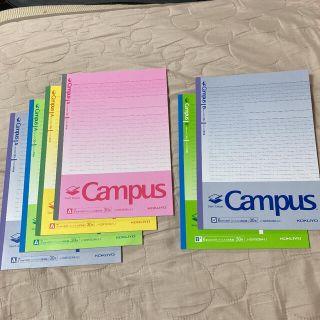 【未使用】campusノート B5サイズ　6冊セット　送料込みです(ノート/メモ帳/ふせん)