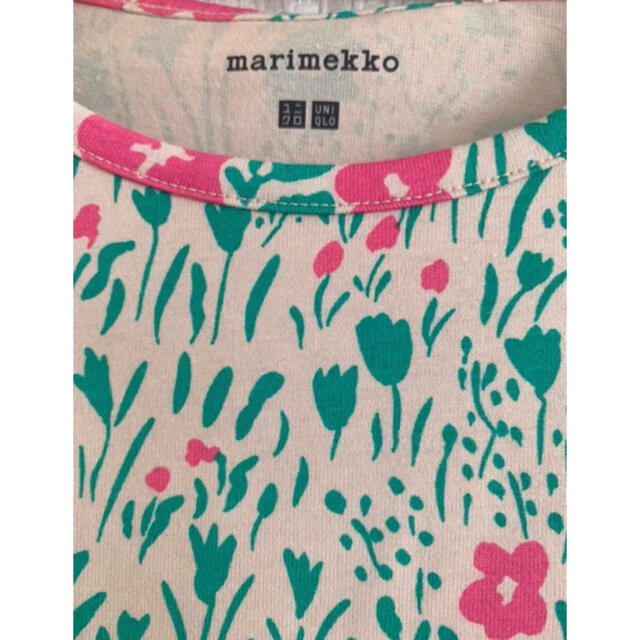 marimekko(マリメッコ)の日本未発売★marimekko uniqlo キッズ　ノースリーブワンピース キッズ/ベビー/マタニティのキッズ服女の子用(90cm~)(ワンピース)の商品写真