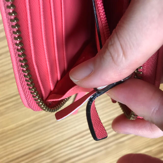 kate spade new york(ケイトスペードニューヨーク)のケイトスペード ピンク レザー 長財布  メンズのファッション小物(長財布)の商品写真