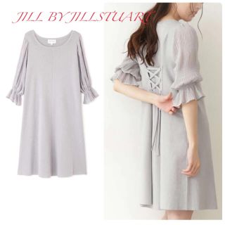 JILL by JILLSTUART - 美品♡マジョリカスリーブニットワンピース ...