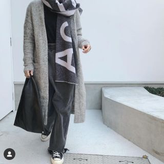 アクネ(ACNE)のAcne Studious アクネステュディオス　モヘアカーディガン　グレーXS(カーディガン)