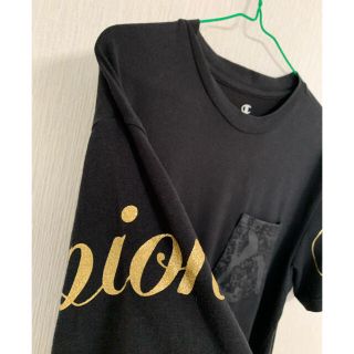 チャンピオン(Champion)のチャンピオン Tシャツ  ゴールドラメ(Tシャツ/カットソー(半袖/袖なし))