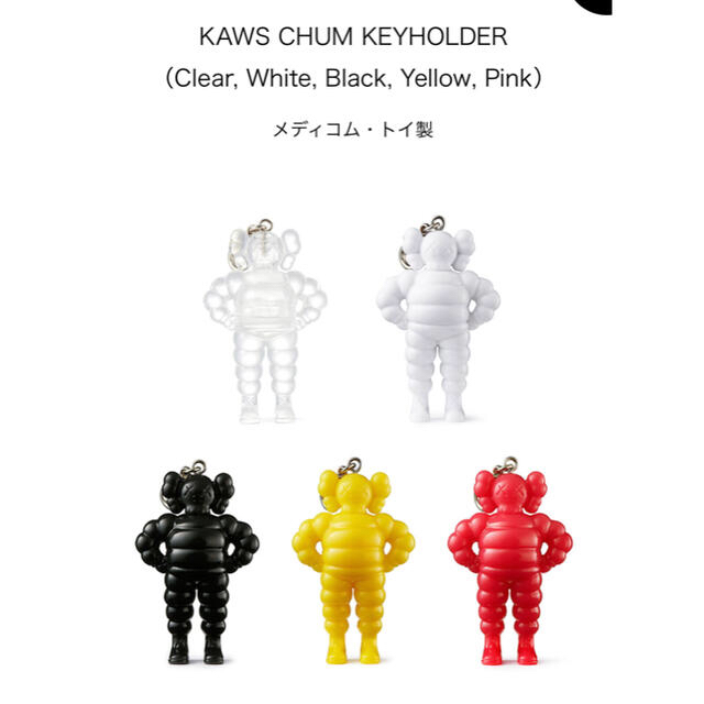 kaws tokyo first キーホルダー15種セット　パンフレット付き