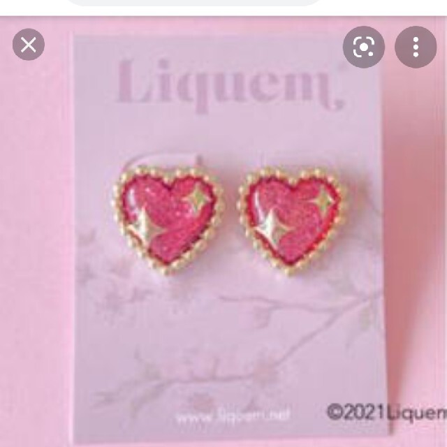 Liquem ハートemoji イヤリング リキュエム レディースのアクセサリー(イヤリング)の商品写真