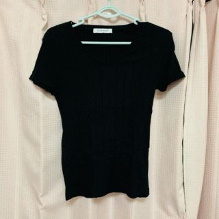 アズールバイマウジー(AZUL by moussy)のmoussy 黒Tシャツ　Ｖネック　売り尽くし価格(Tシャツ(半袖/袖なし))