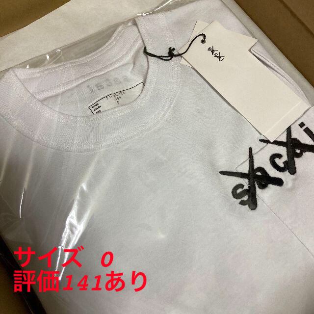 sacai × KAWS Print T-Shirt サイズ0 サカイ カウズ