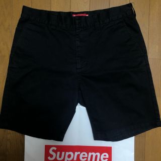 シュプリーム(Supreme)のSupreme Work Short black cargo 32 カーゴパンツ(ショートパンツ)