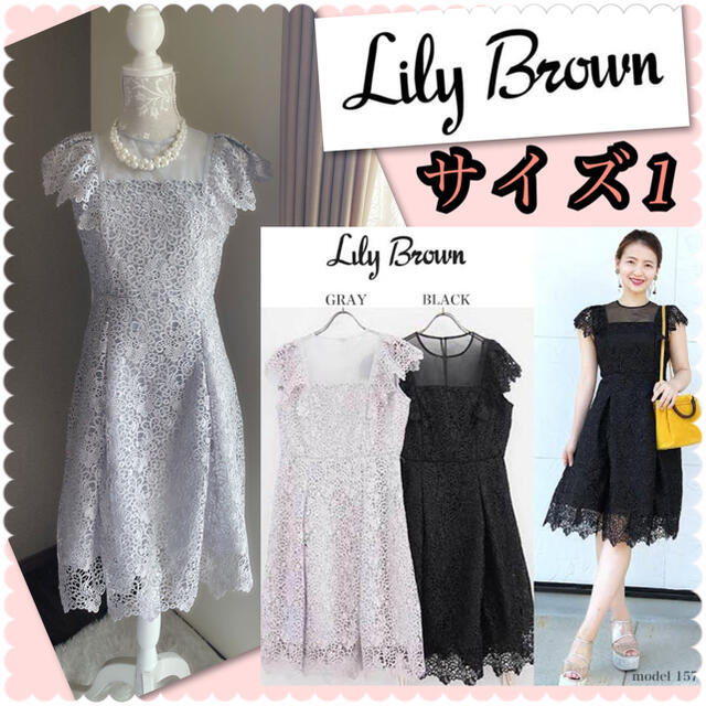 Lily Brown(リリーブラウン)の♡リリーブラウン　ケミカルレースワンピース♡ レディースのワンピース(ひざ丈ワンピース)の商品写真