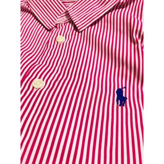 ポロラルフローレン(POLO RALPH LAUREN)のラルフローレン ストライプ　シャツ　未着用　美品(シャツ/ブラウス(長袖/七分))