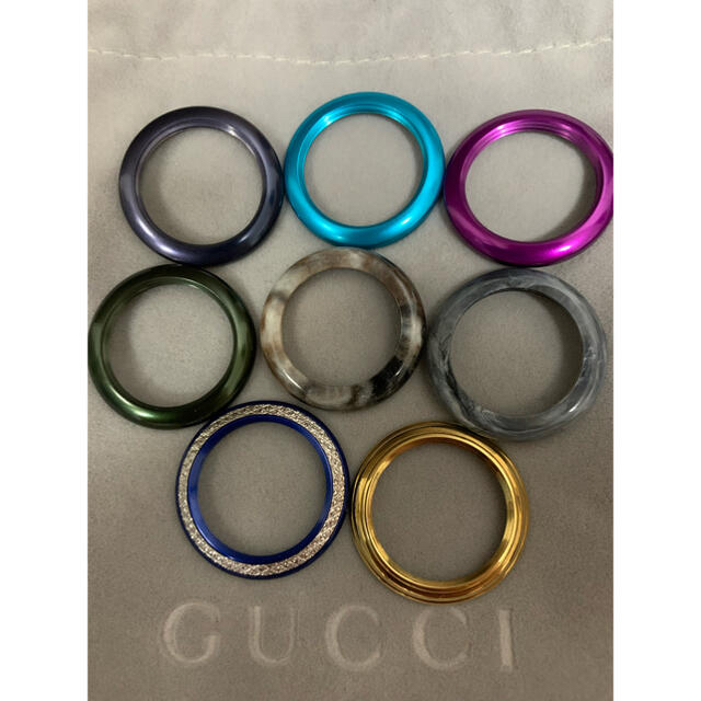 Gucci(グッチ)の【かっちゃん様専用】グッチ　GUCCI 時計　チェンジベゼル レディースのファッション小物(腕時計)の商品写真