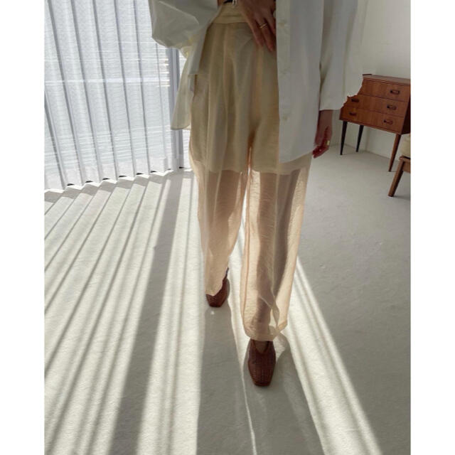クラネ正規品紙タグ付☆CLANE松本恵奈STRAIGHT SHEER PANTSの通販 by クラネ正規品紙タグ付☆CLANE松本恵奈STRAIGHT SHEER PANTSの通販 by