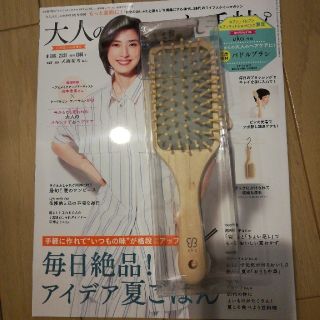 コスメキッチン(Cosme Kitchen)のuka パドルブラシ 大人のおしゃれ手帖 付録(ヘアブラシ/クシ)