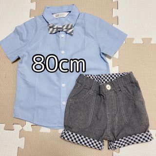 エイチアンドエム(H&M)のH&M hushush フォーマル　セット　子供服　半袖　蝶ネクタイ　(セレモニードレス/スーツ)