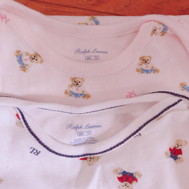 Ralph Lauren(ラルフローレン)の⭐︎美品⭐︎ラルフローレンベビー⭐︎6m70 男女双子コーデセット販売☆単品可☆ キッズ/ベビー/マタニティのベビー服(~85cm)(肌着/下着)の商品写真