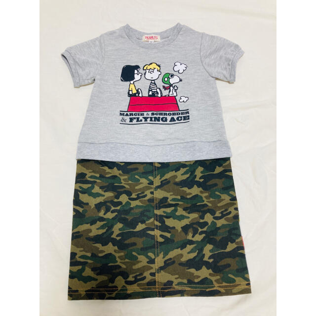 SNOOPY(スヌーピー)の専用☆ピーナッツ　SNOOPY☆　キッズワンピース　120cm キッズ/ベビー/マタニティのキッズ服女の子用(90cm~)(ワンピース)の商品写真