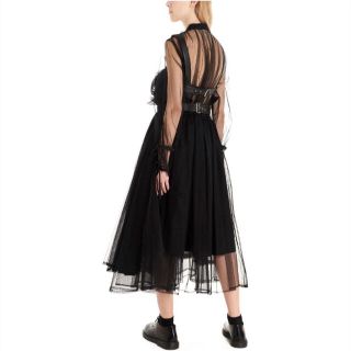 noir kei ninomiya/ノワールケイニノミヤエプロンワンピースドレス
