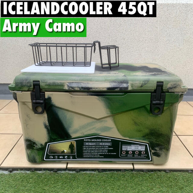 カモフラ　アイスランドクーラーボックス 45QT ICELAND cooler