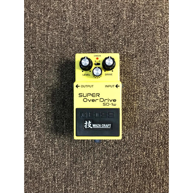 BOSS(ボス)のBOSS SD-1w SUPER OverDrive WAZA CRAFT ボス 楽器のギター(エフェクター)の商品写真