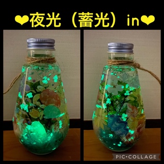 【New】〜360度アクアリウム〜水族館風♡蓄光Mixハーバリウム♡♯3