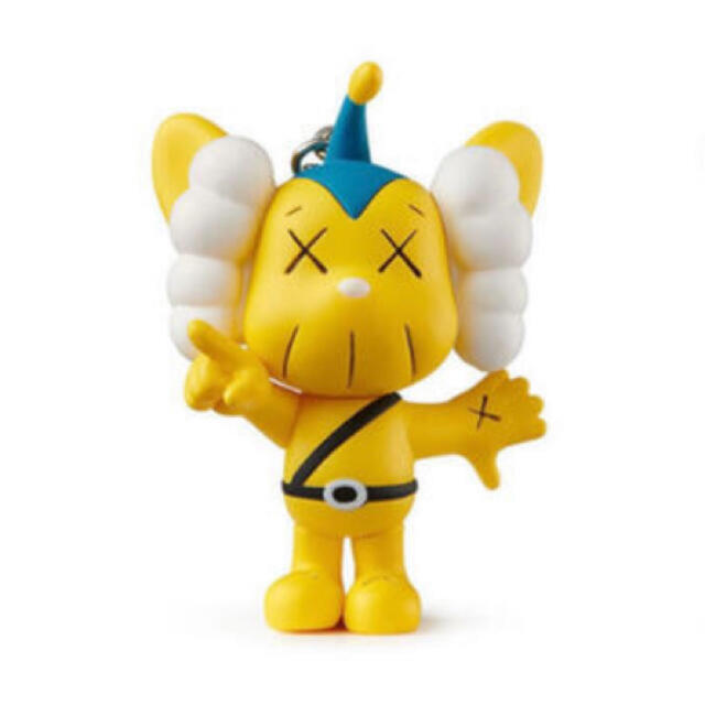 MEDICOM TOY(メディコムトイ)のKAWS JPP KEYHOLDER  Yellow キーホルダー  エンタメ/ホビーのおもちゃ/ぬいぐるみ(キャラクターグッズ)の商品写真