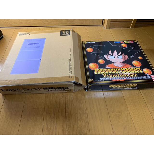 開封済み ドラゴンボール カードダス Premium set Vol.1 開封済み ドラゴンボール カードダス Premium set Vol.1