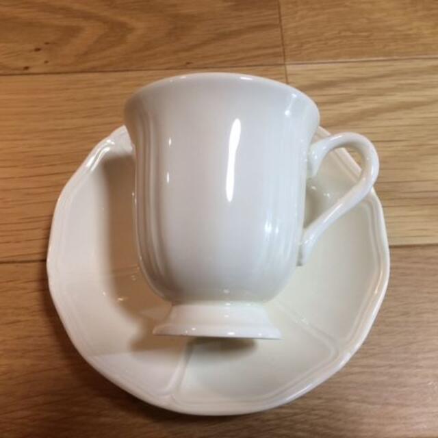 WEDGWOOD(ウェッジウッド)のWEDGWOOD クイーンズプレーン カップ＆ソーサー  インテリア/住まい/日用品のキッチン/食器(食器)の商品写真