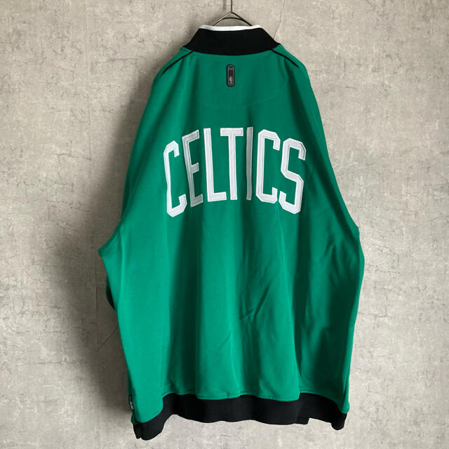 Reebok(リーボック)の極希少　Reebok CELTICS トラックジャケット　デカロゴ 緑　XL メンズのトップス(ジャージ)の商品写真