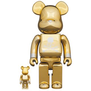 メディコムトイ(MEDICOM TOY)のBE@RBRICK mastermind JAPANGOLD 100％&400%(キャラクターグッズ)