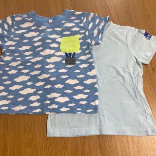 ニシマツヤ(西松屋)の水色 Tシャツセット 90 目立つ傷や汚れなし(Tシャツ/カットソー)
