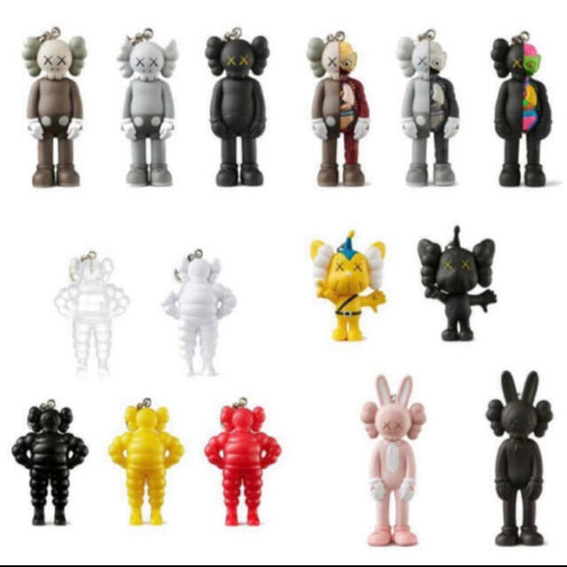 KAWS TOKYO FIRST キーホルダー全15種セットフィギュア