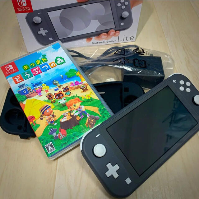 ニンテンドースイッチ ライト本体+あつ森ソフト