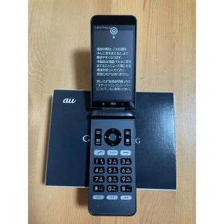 キョウセラ(京セラ)の【SIMロック解除済】GRATINA 4G KYF31SKA BLACK(携帯電話本体)